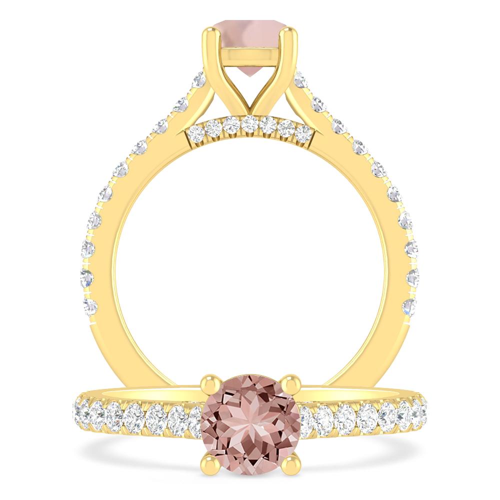 Yellow Gold - Morganite