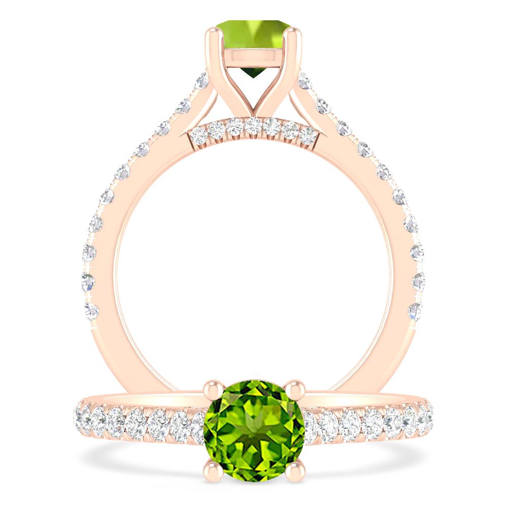 Rose Gold - Peridot