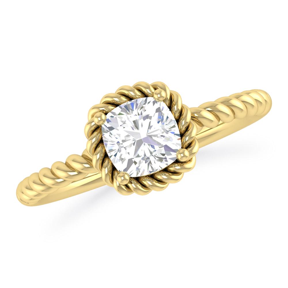 Yellow Gold - Cushion