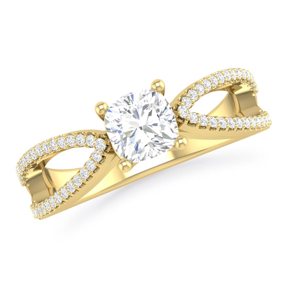 Yellow Gold - Cushion