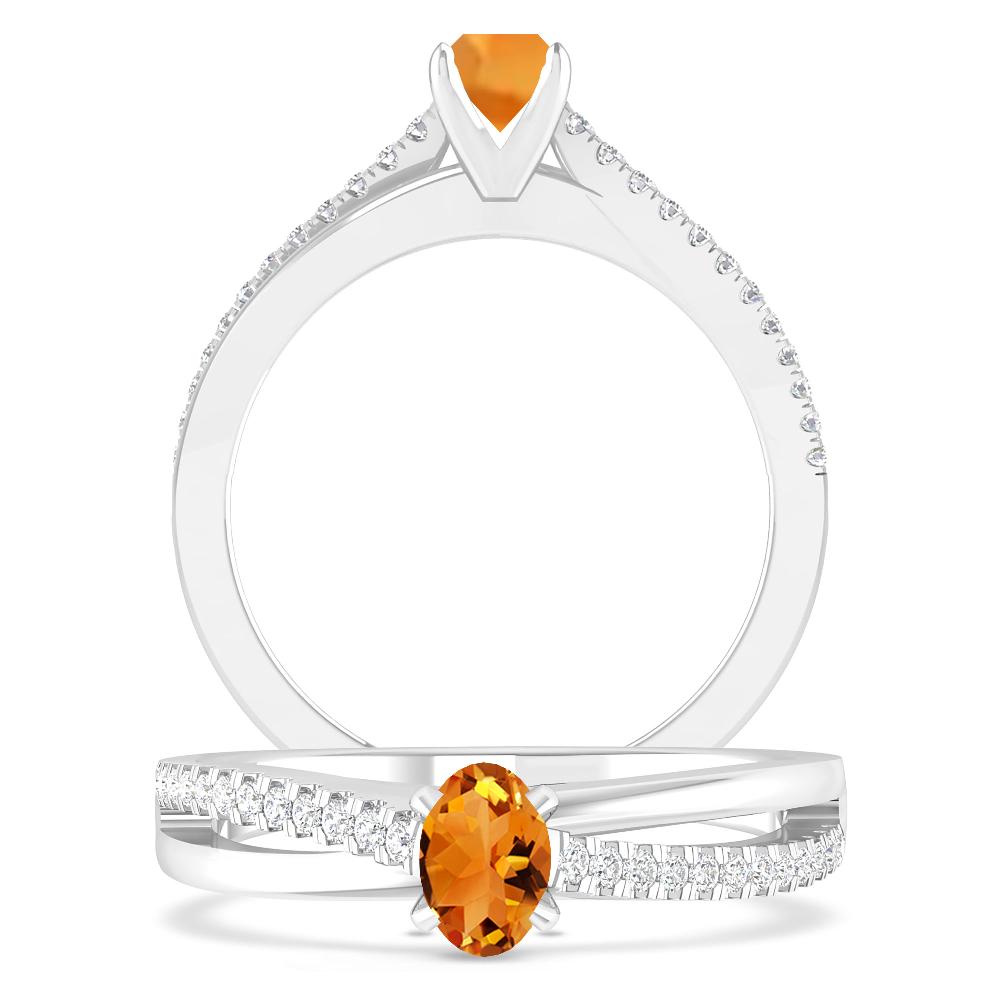 White Gold - Citrine