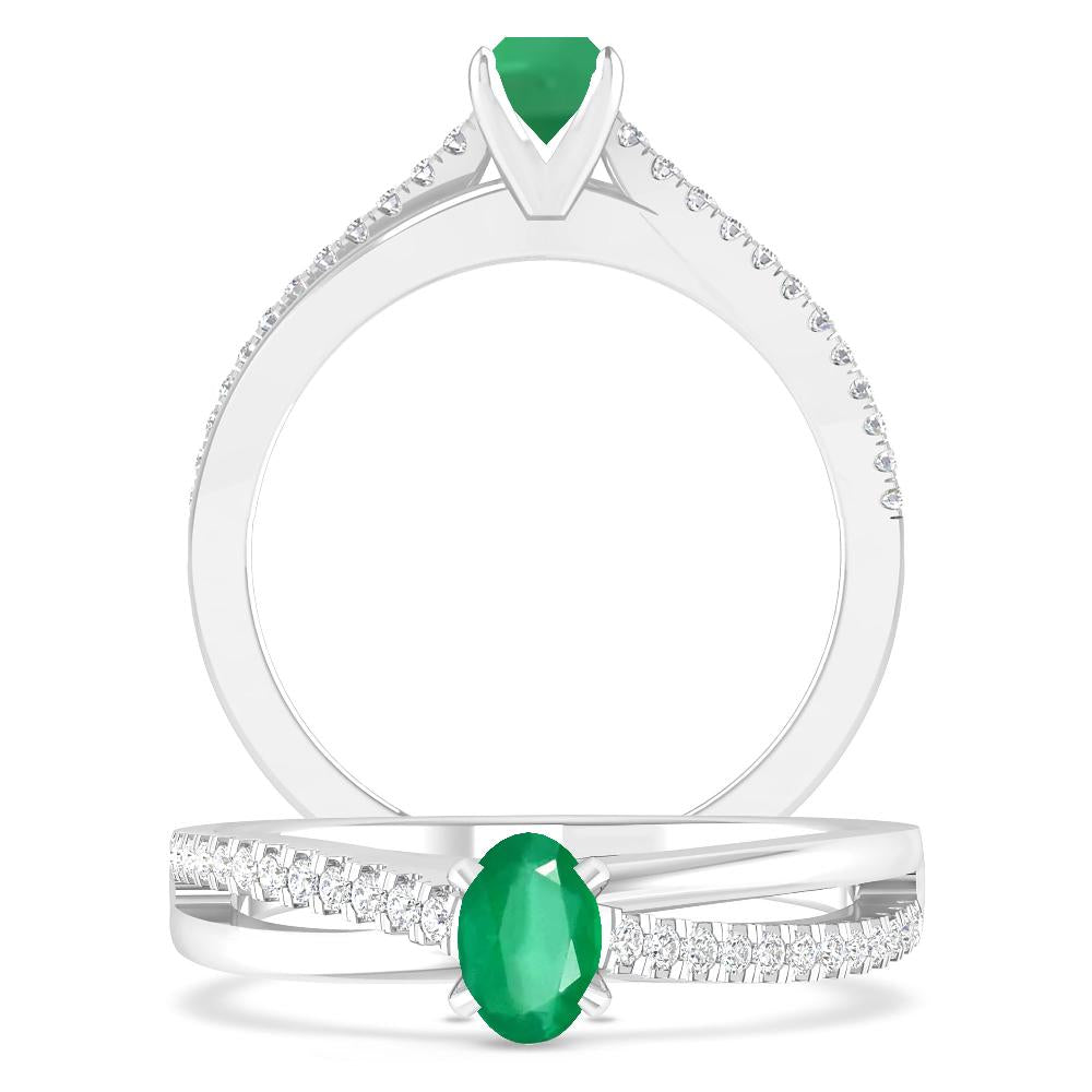 White Gold - Emerald