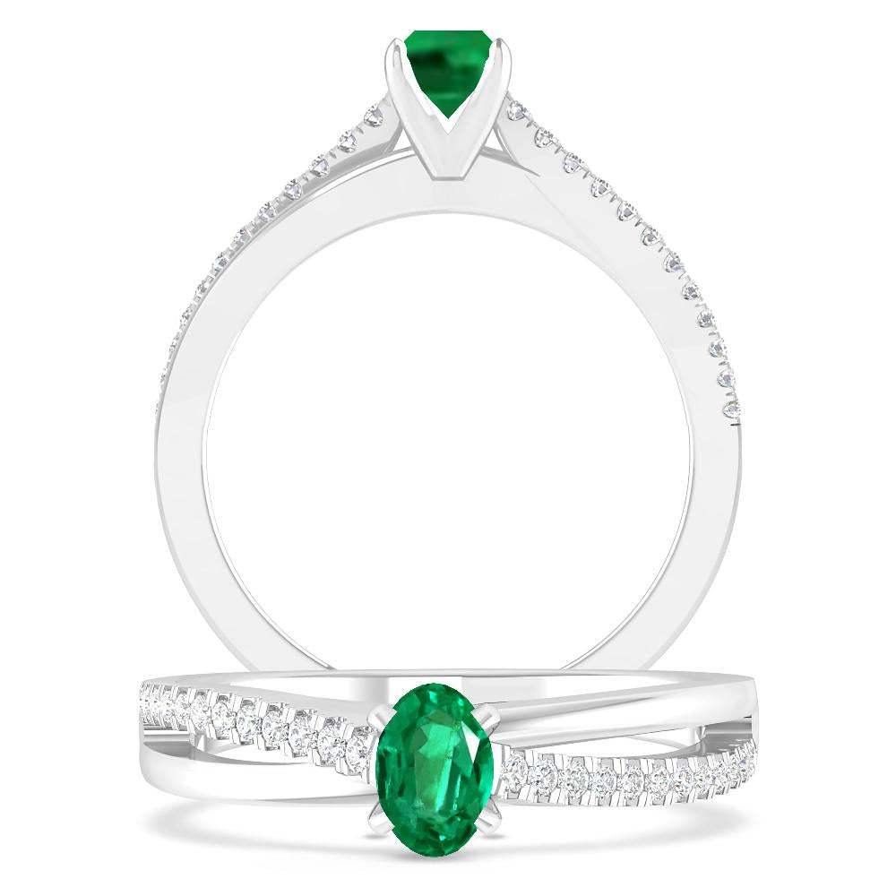 White Gold - Emerald