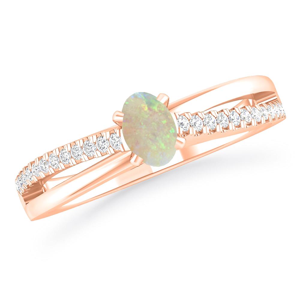 Rose Gold - Opal