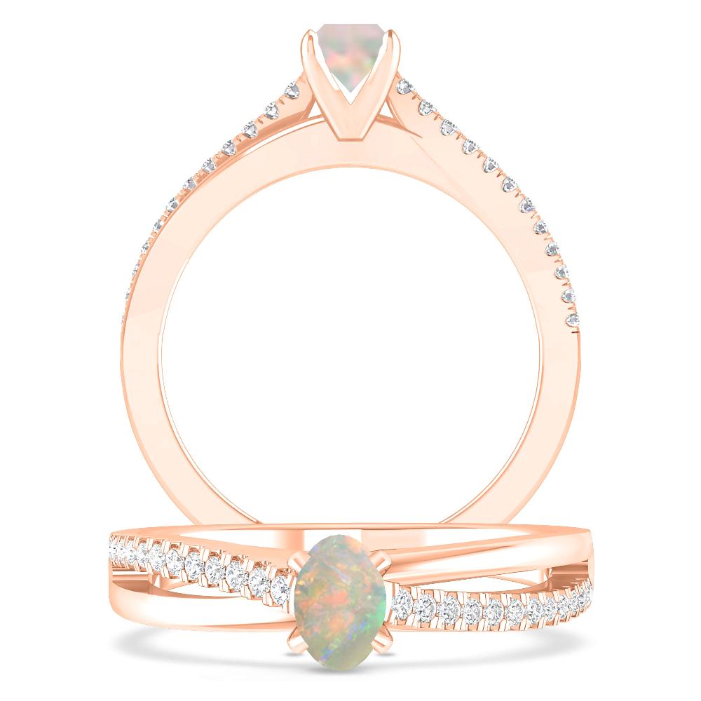 Rose Gold - Opal