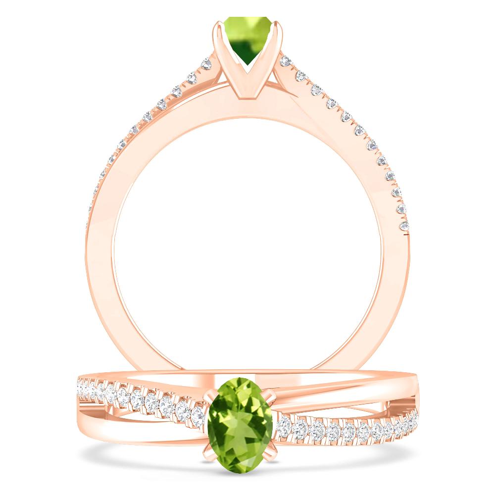Rose Gold - Peridot
