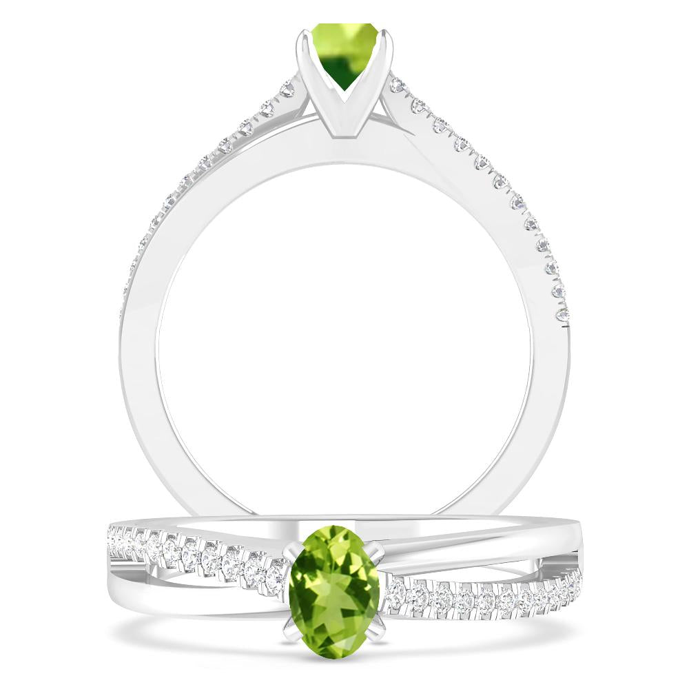 White Gold - Peridot