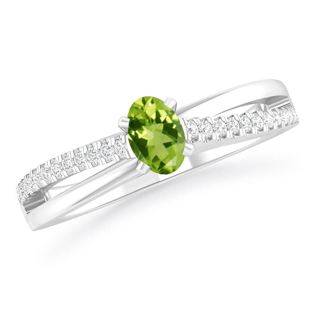 White Gold - Peridot