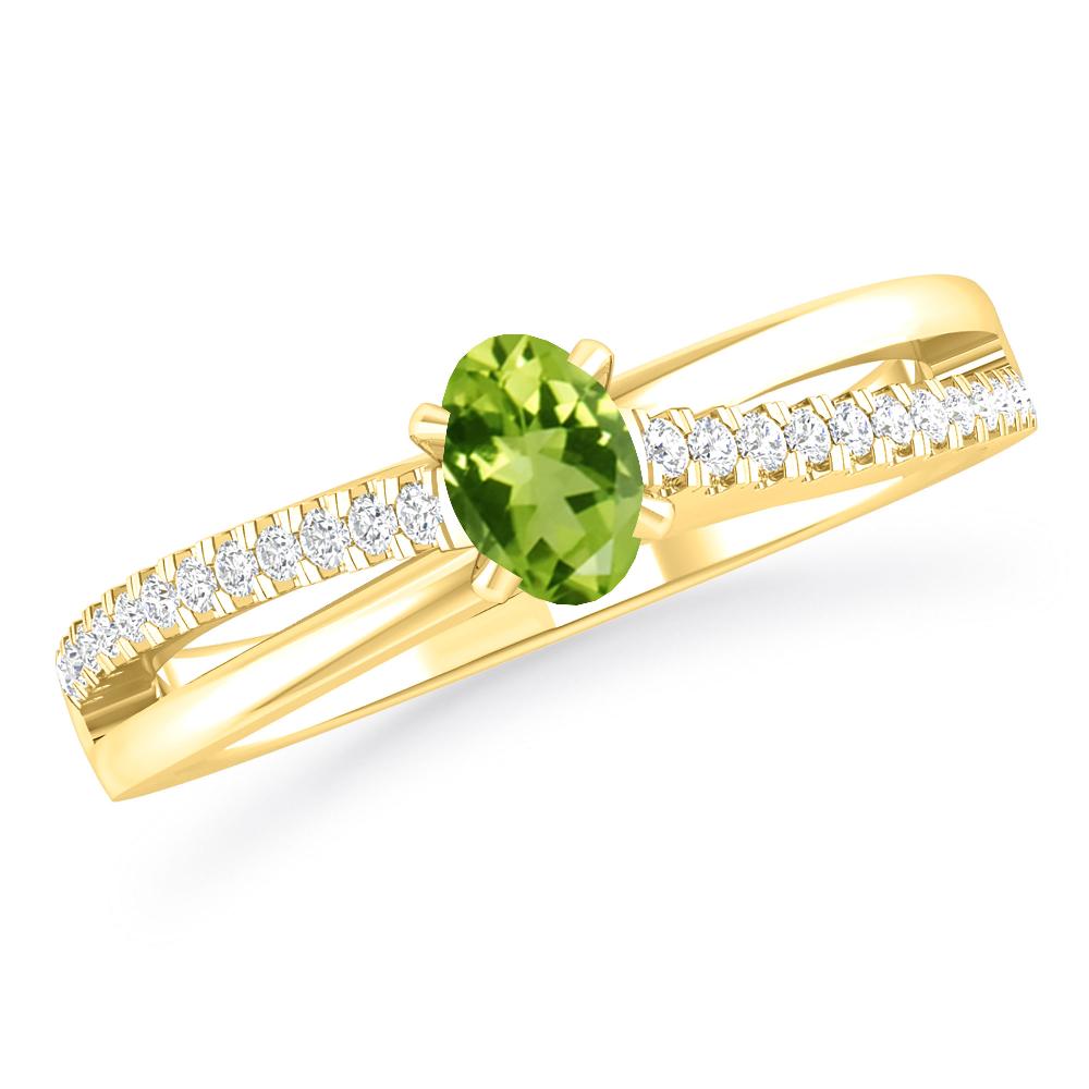 Yellow Gold - Peridot