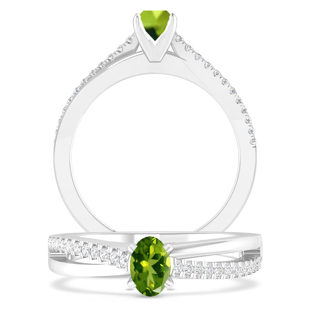 White Gold - Peridot