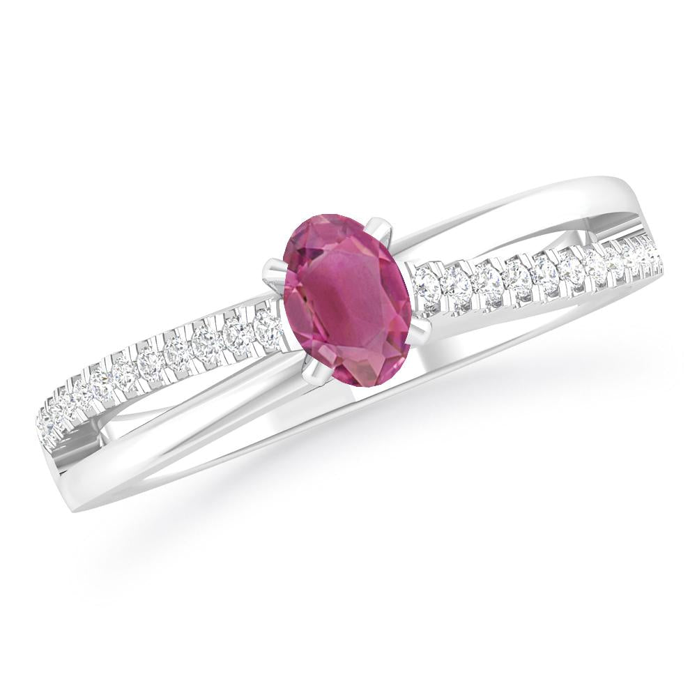 White Gold - Pink Tourmaline