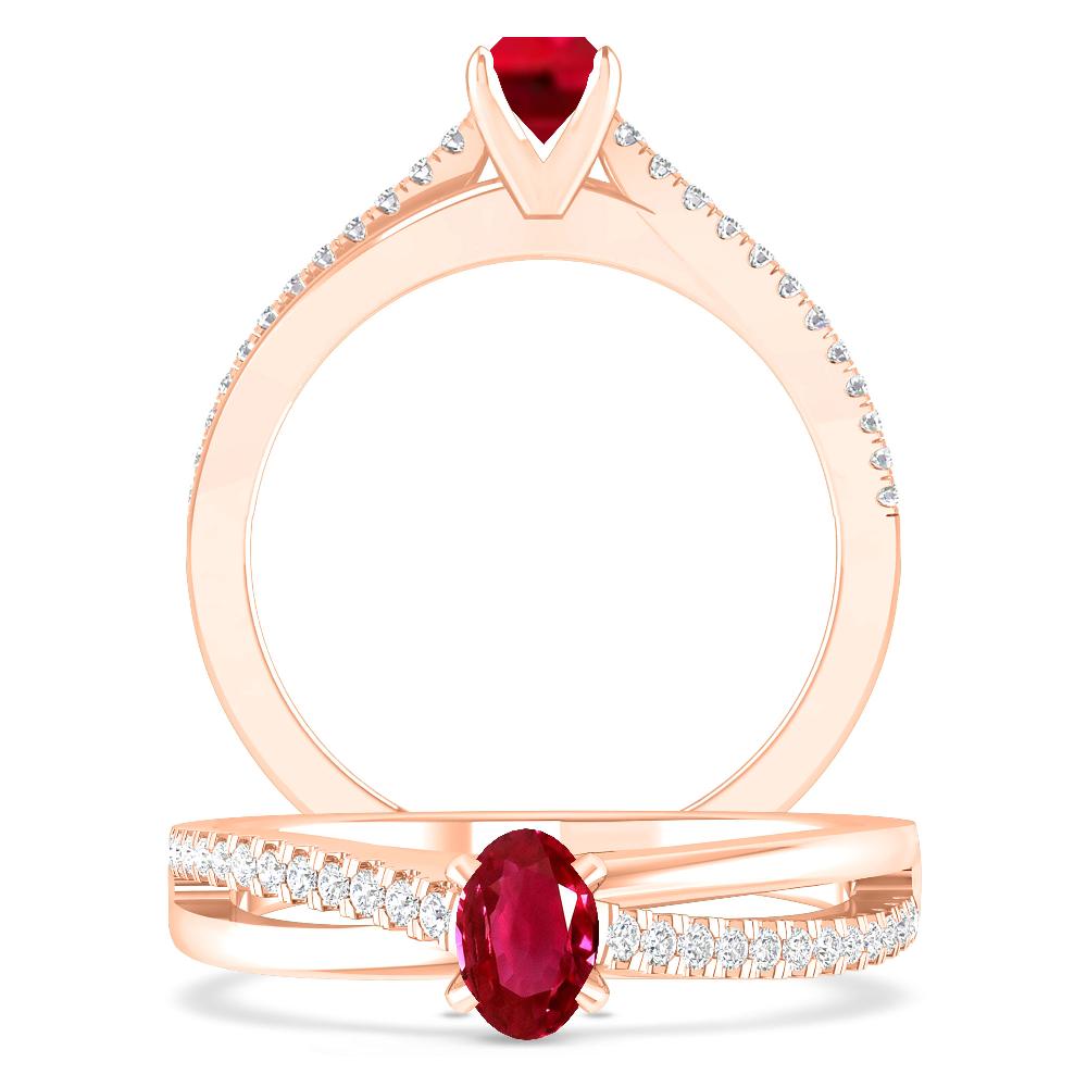 Rose Gold - Ruby