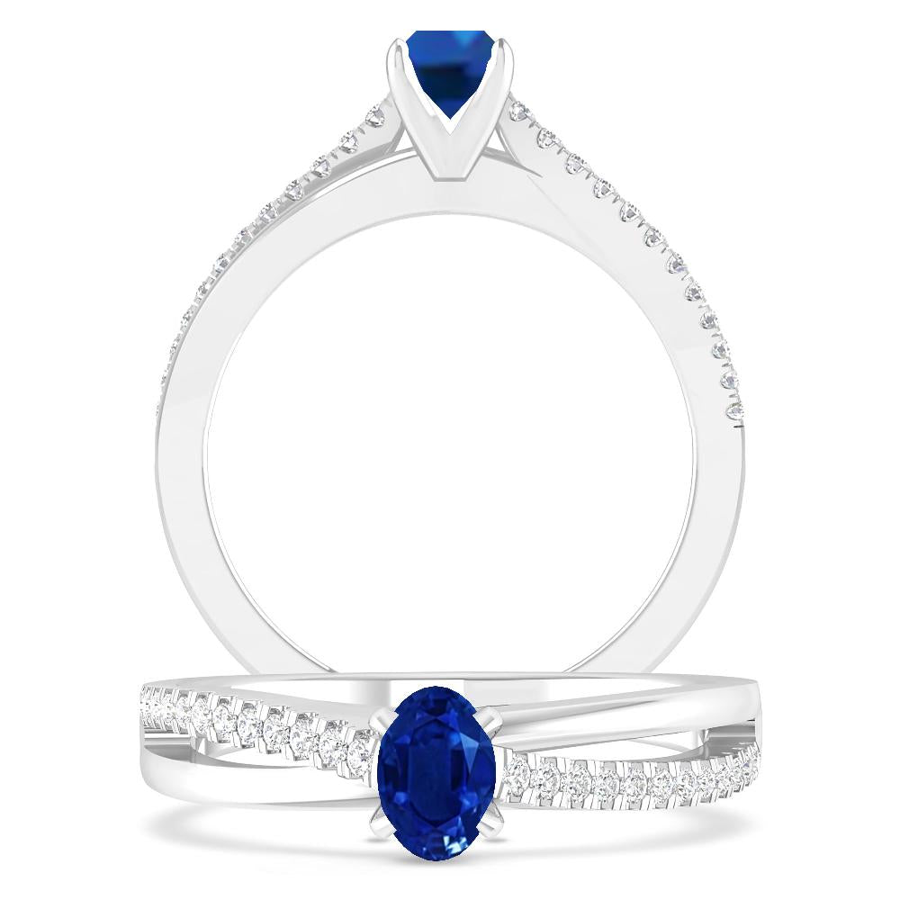 White Gold - Sapphire