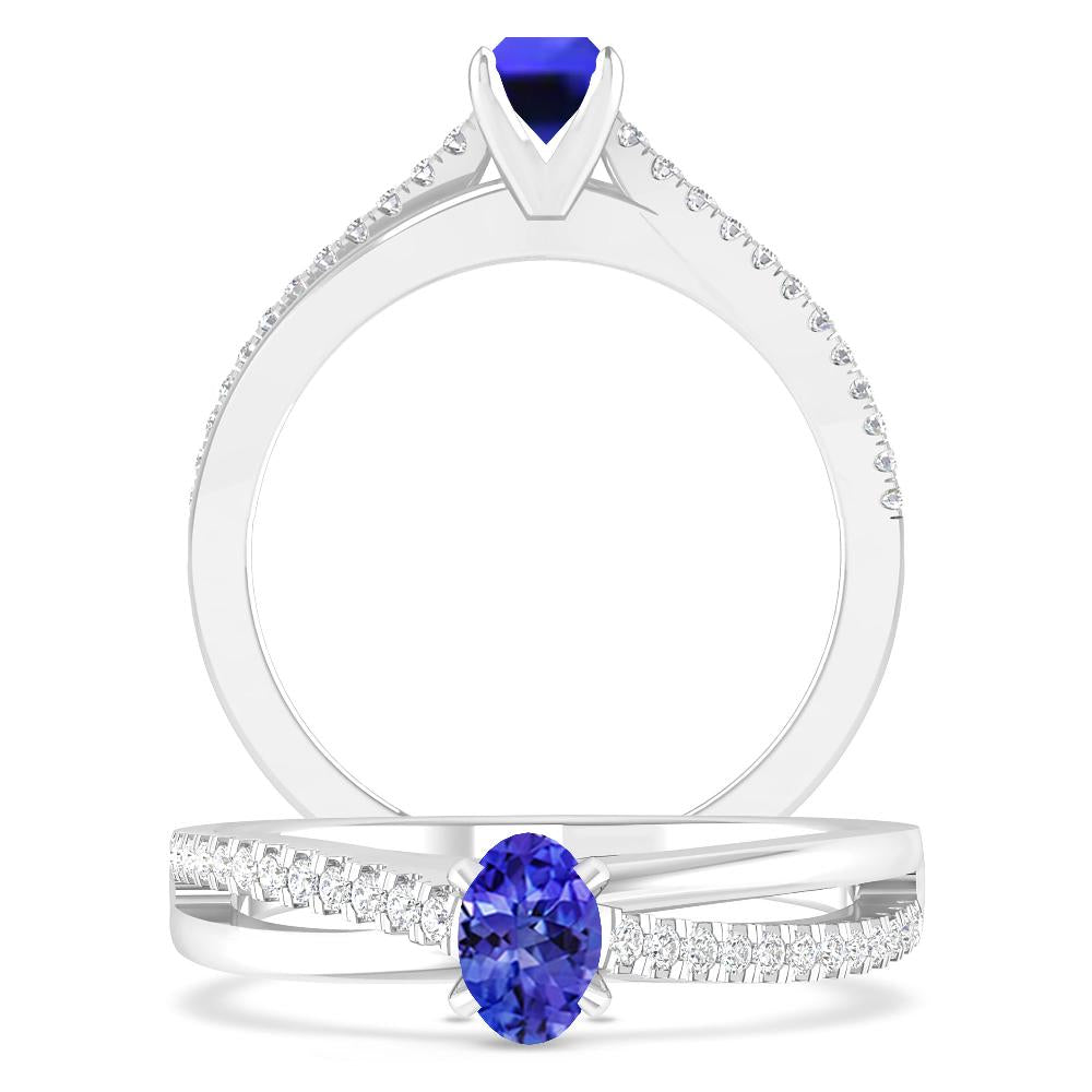 White Gold - Tanzanite