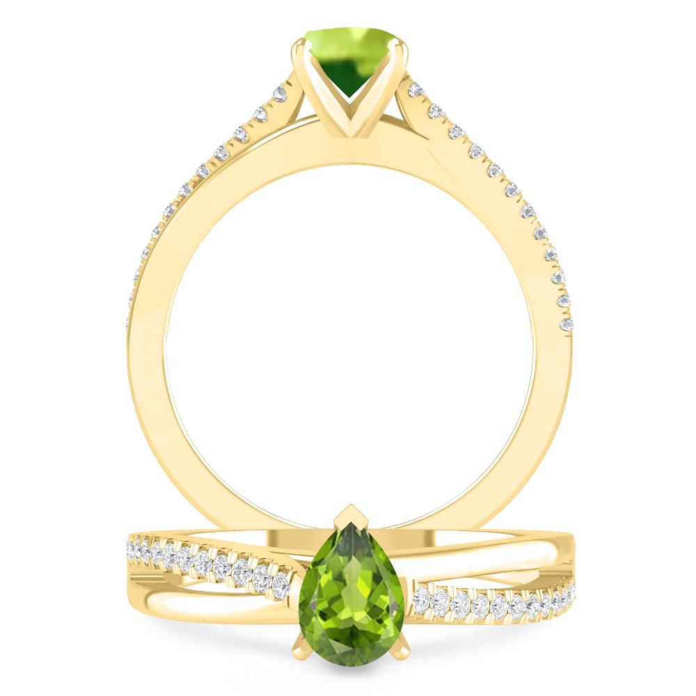 Yellow Gold - Peridot