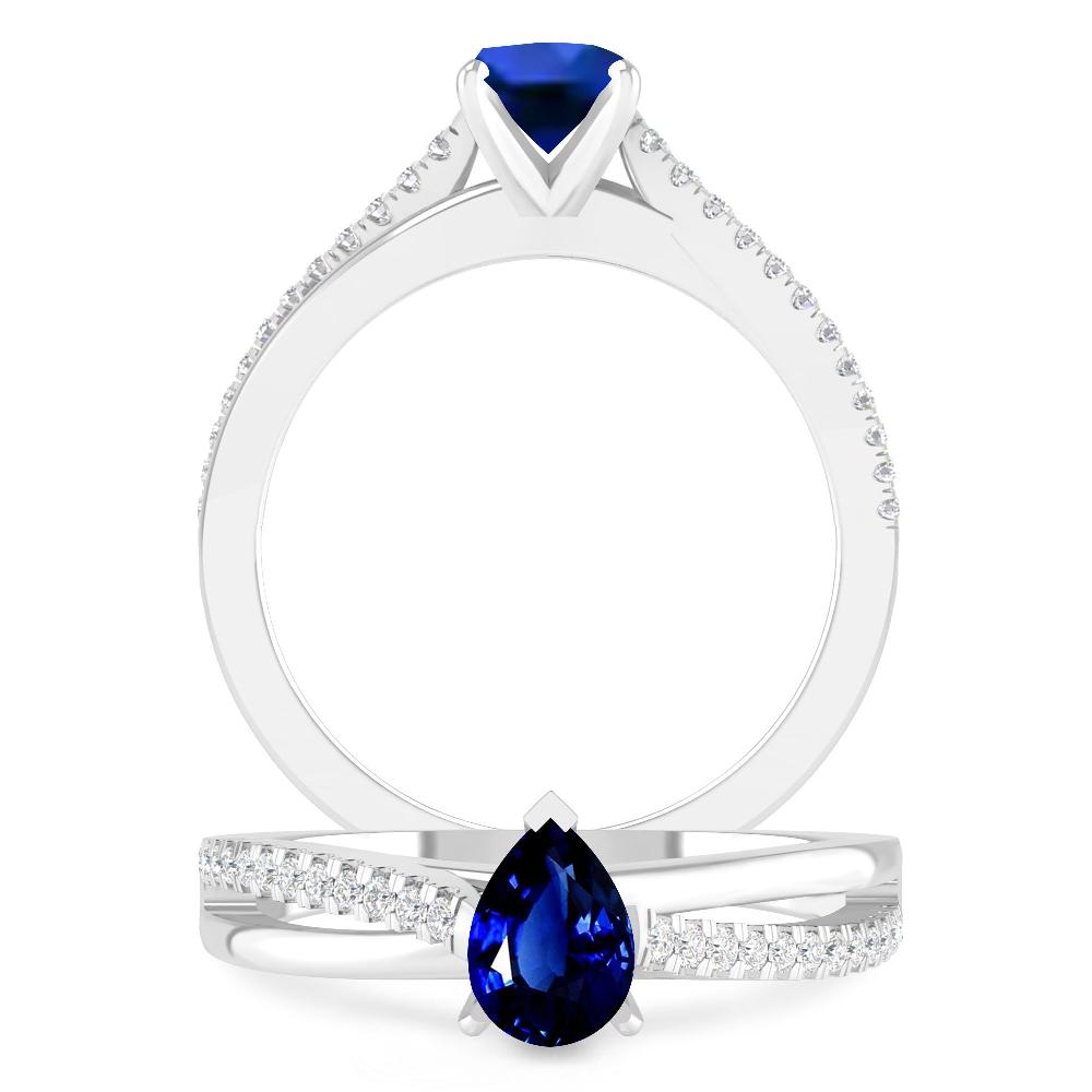 White Gold - Sapphire
