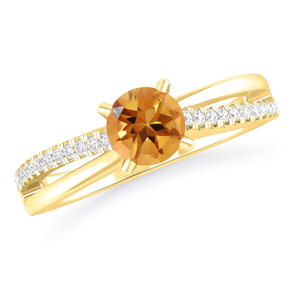 Yellow Gold - Citrine