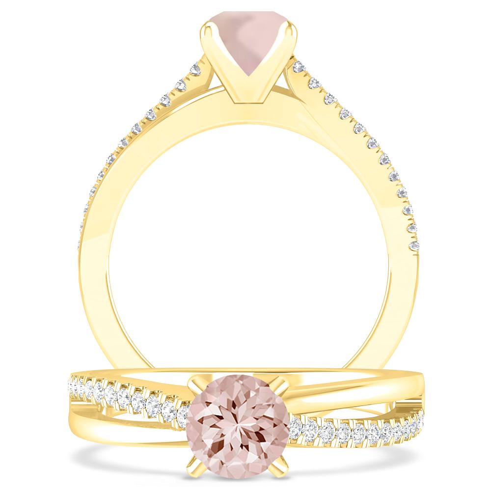 Yellow Gold - Morganite