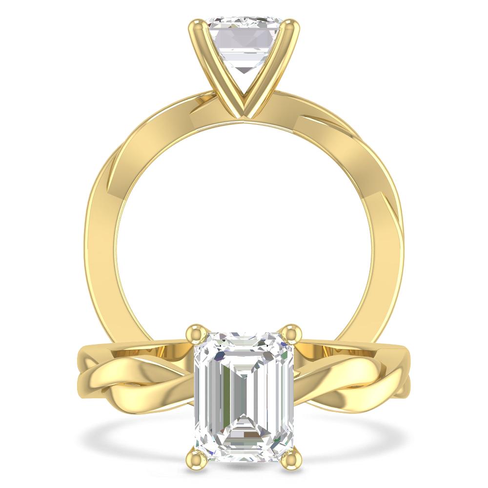 Yellow Gold - Emerald