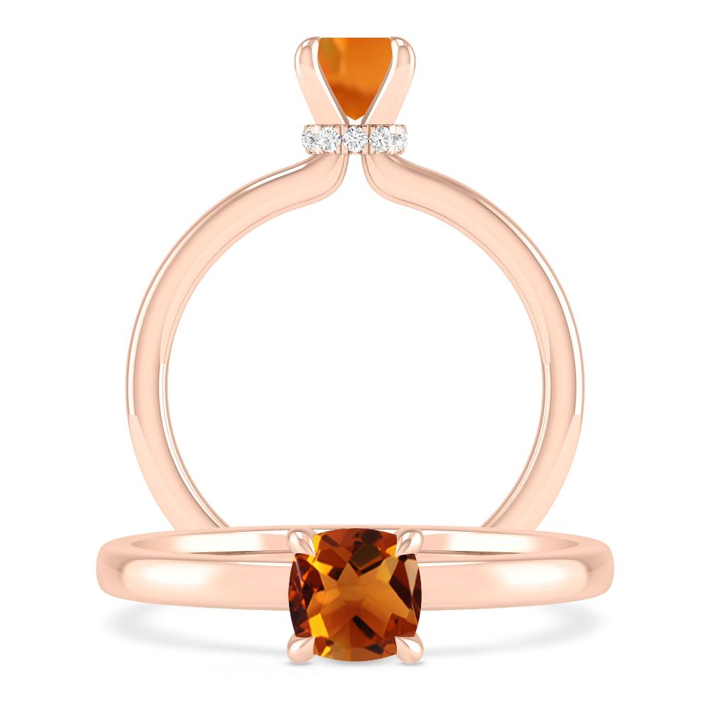 Rose Gold - Citrine