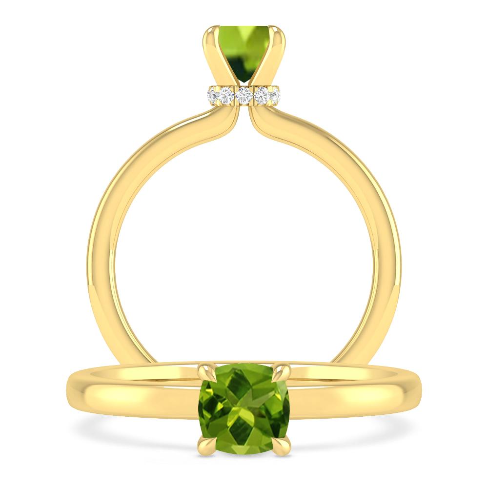Yellow Gold - Peridot