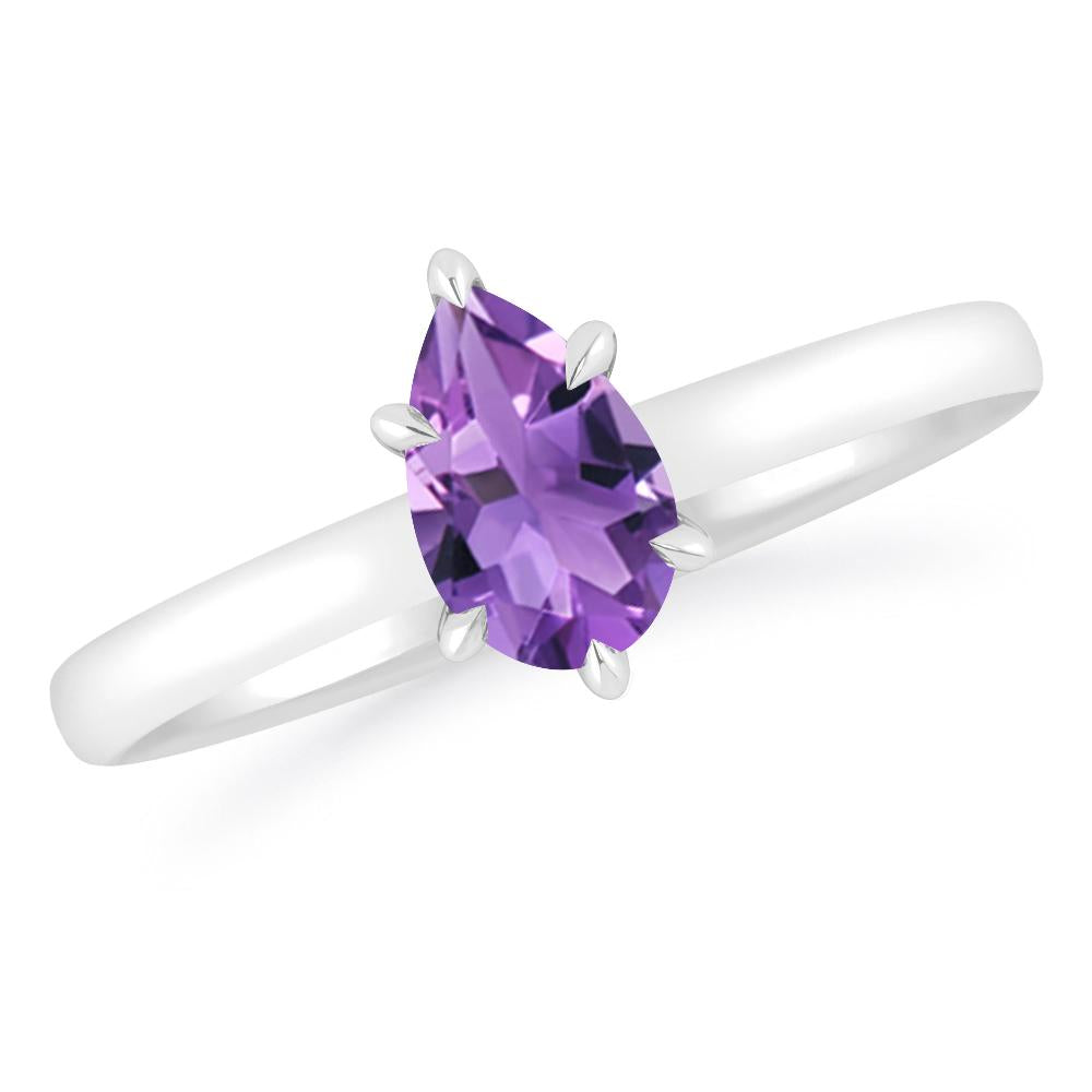 White Gold - Amethyst