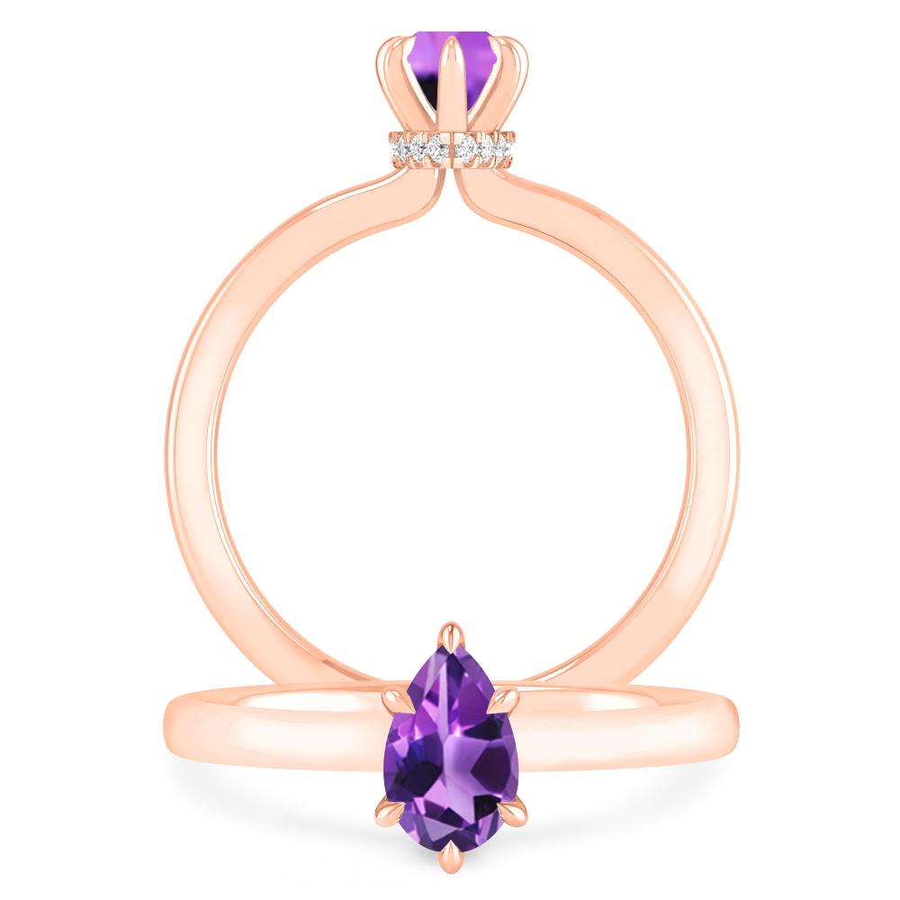 Rose Gold - Amethyst