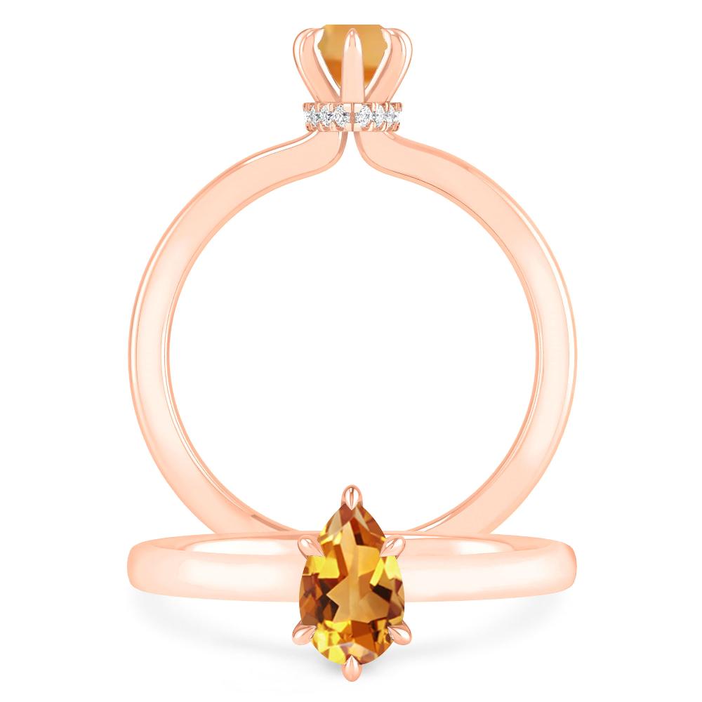 Rose Gold - Citrine