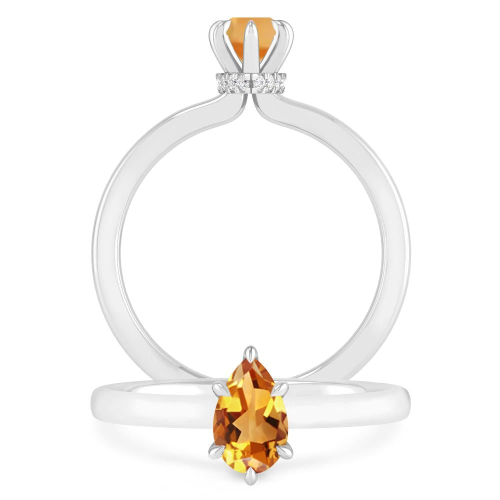 White Gold - Citrine