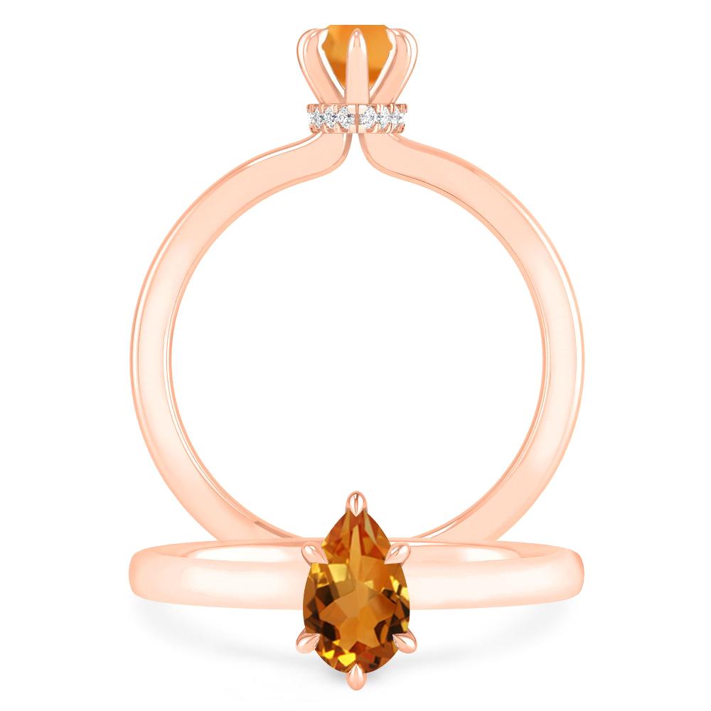 Rose Gold - Citrine