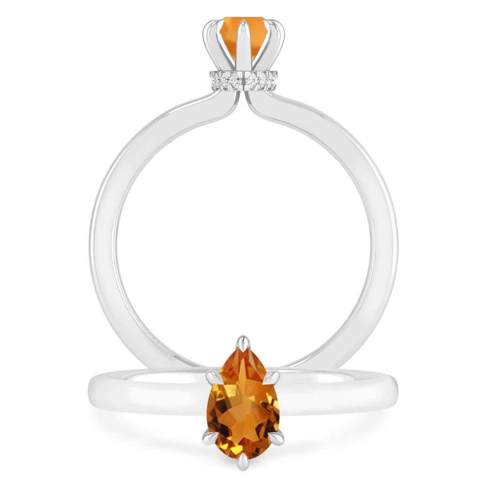 White Gold - Citrine