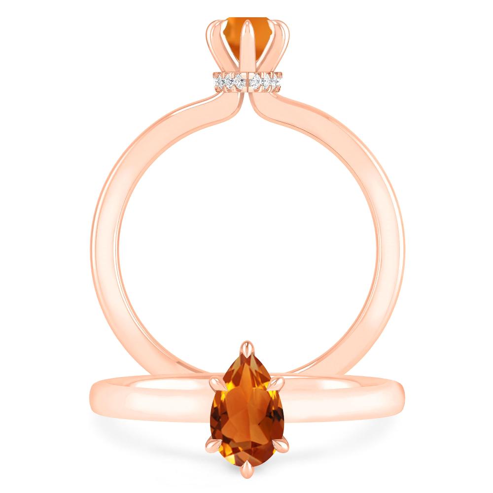 Rose Gold - Citrine