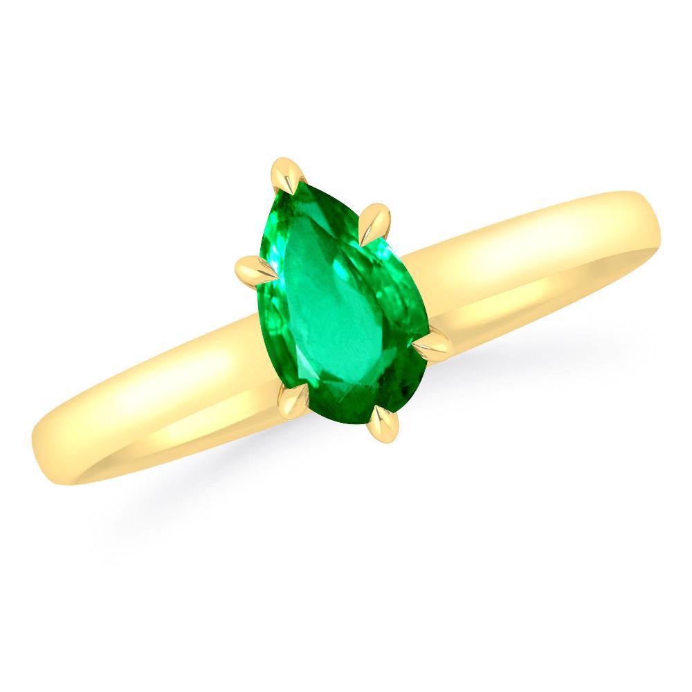 Yellow Gold - Emerald