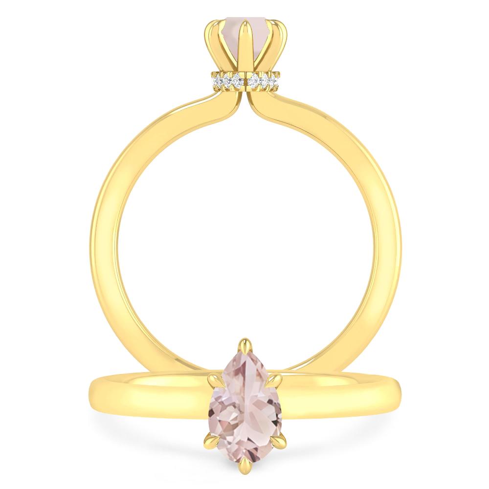 Yellow Gold - Morganite