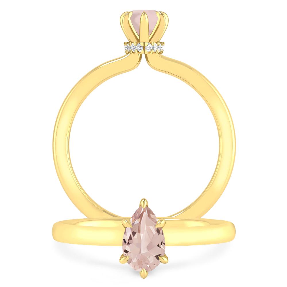 Yellow Gold - Morganite