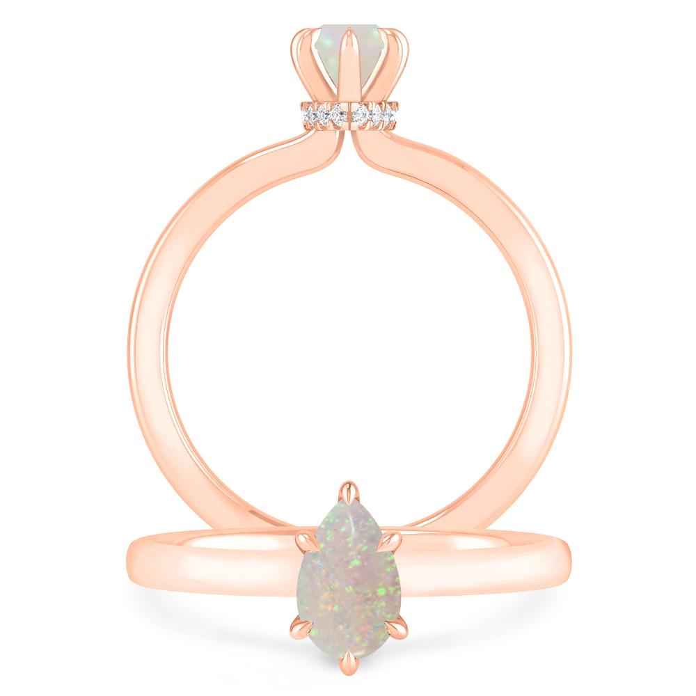 Rose Gold - Opal