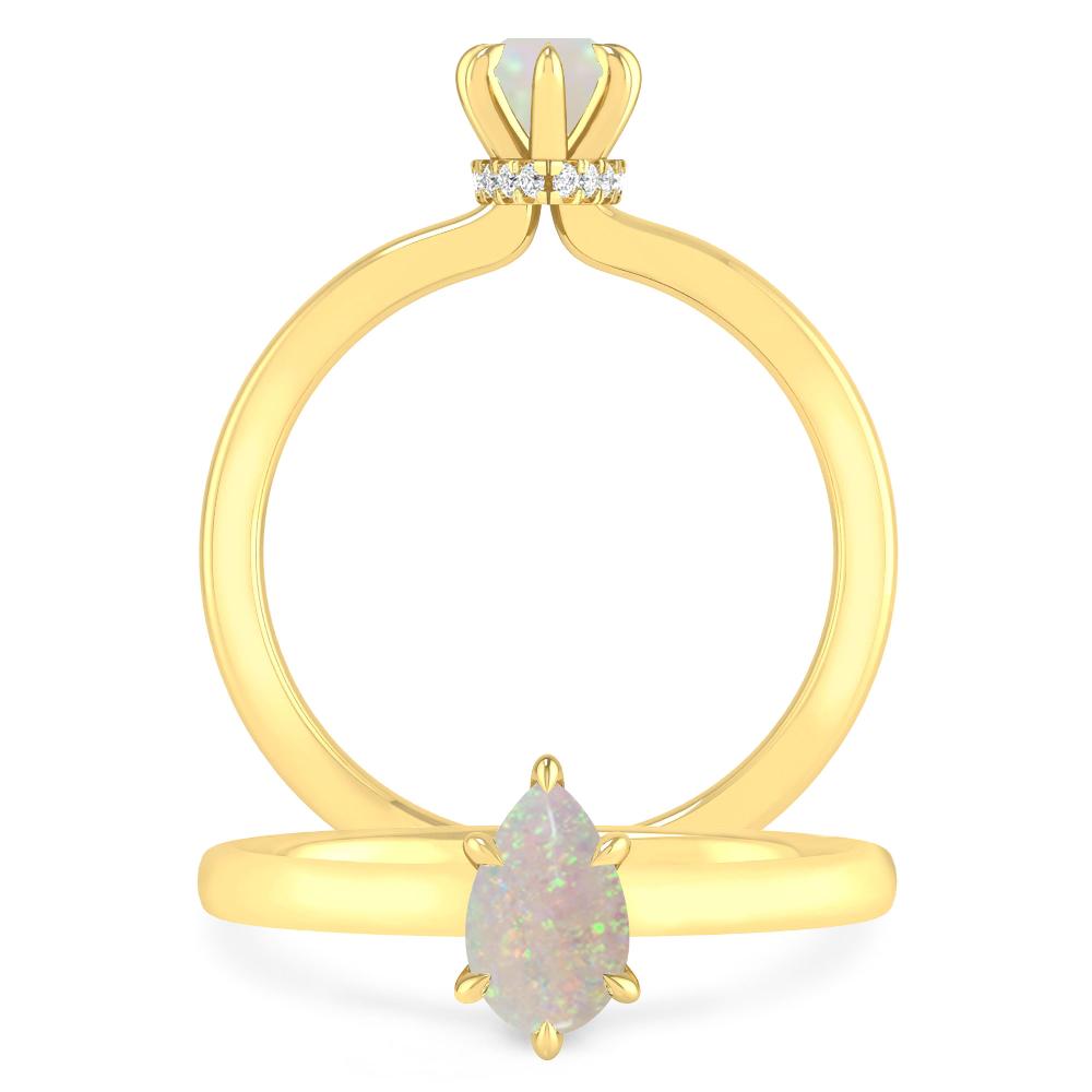 Yellow Gold - Opal