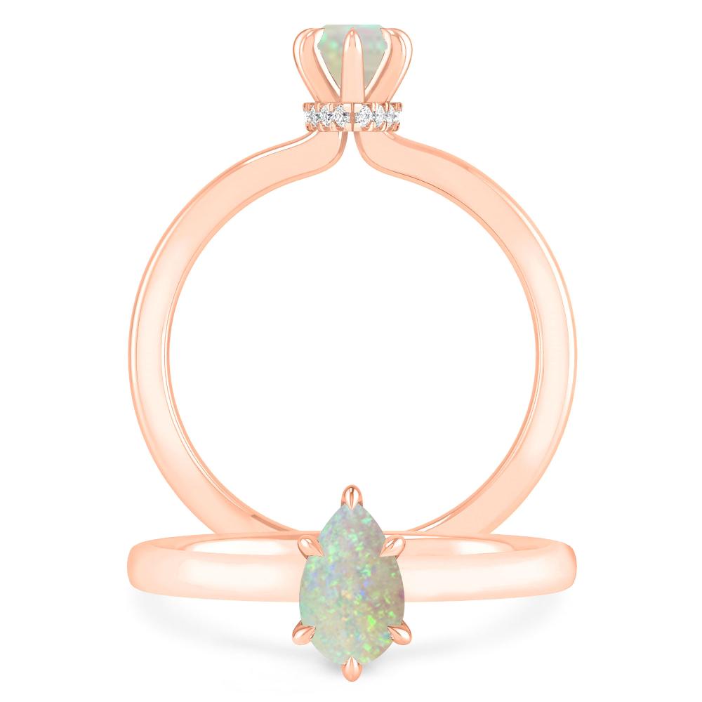 Rose Gold - Opal