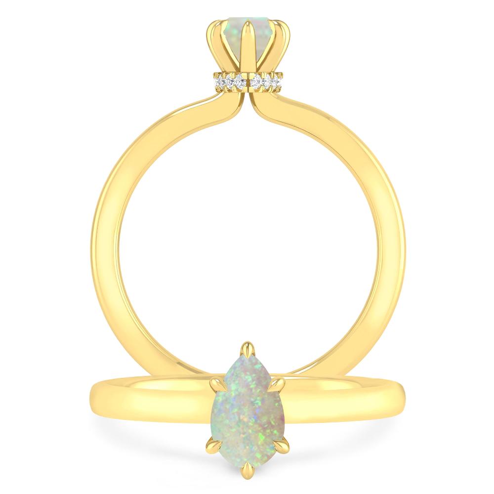Yellow Gold - Opal