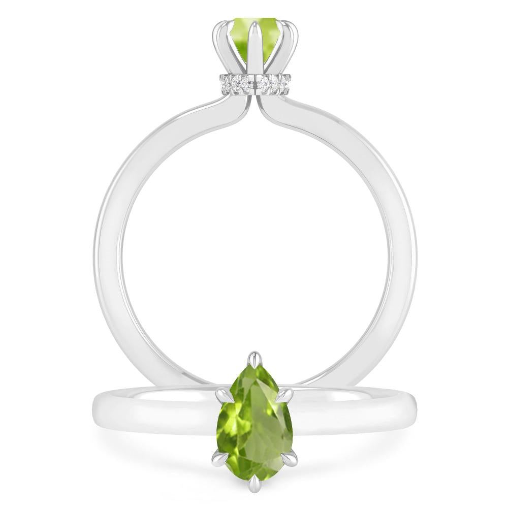 White Gold - Peridot
