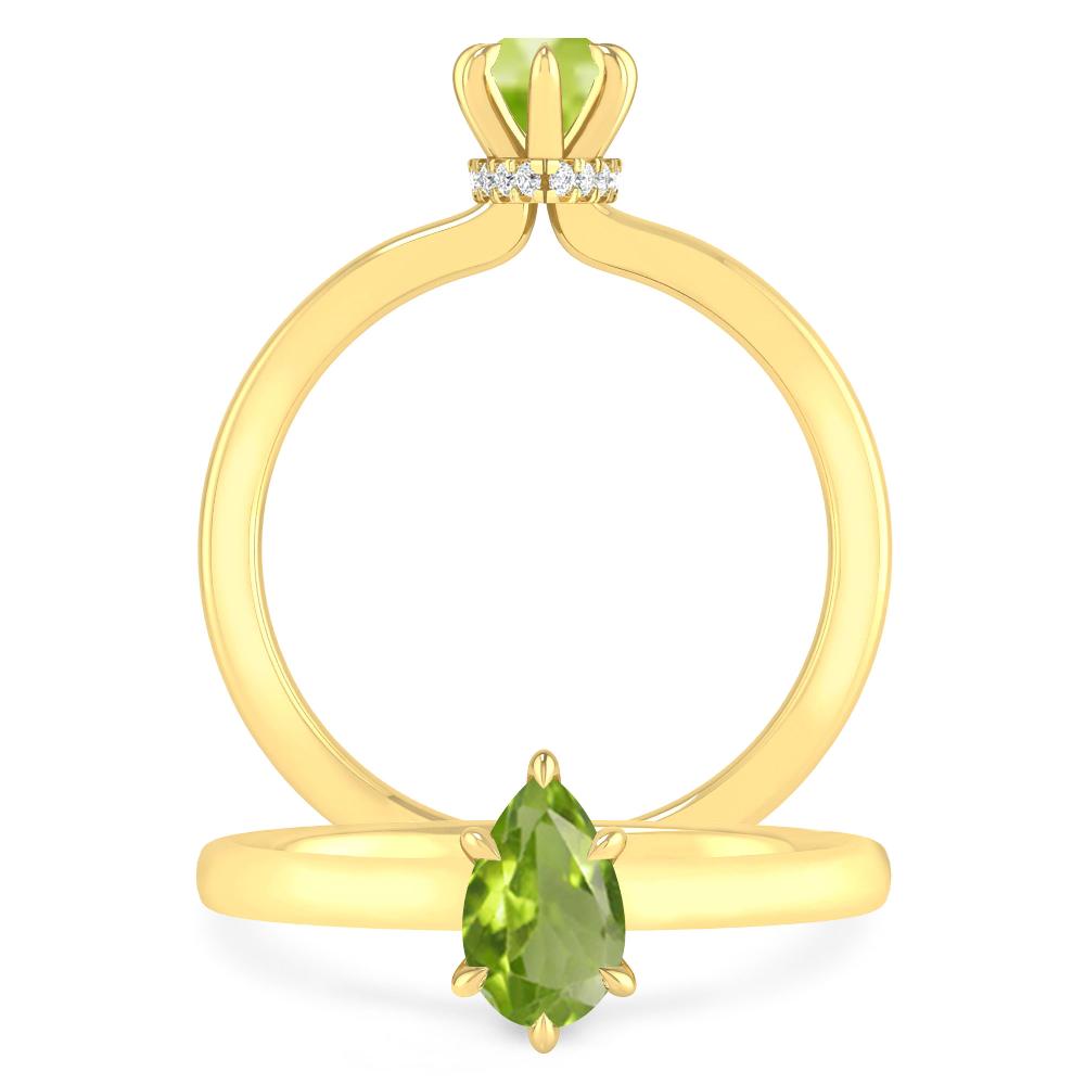 Yellow Gold - Peridot