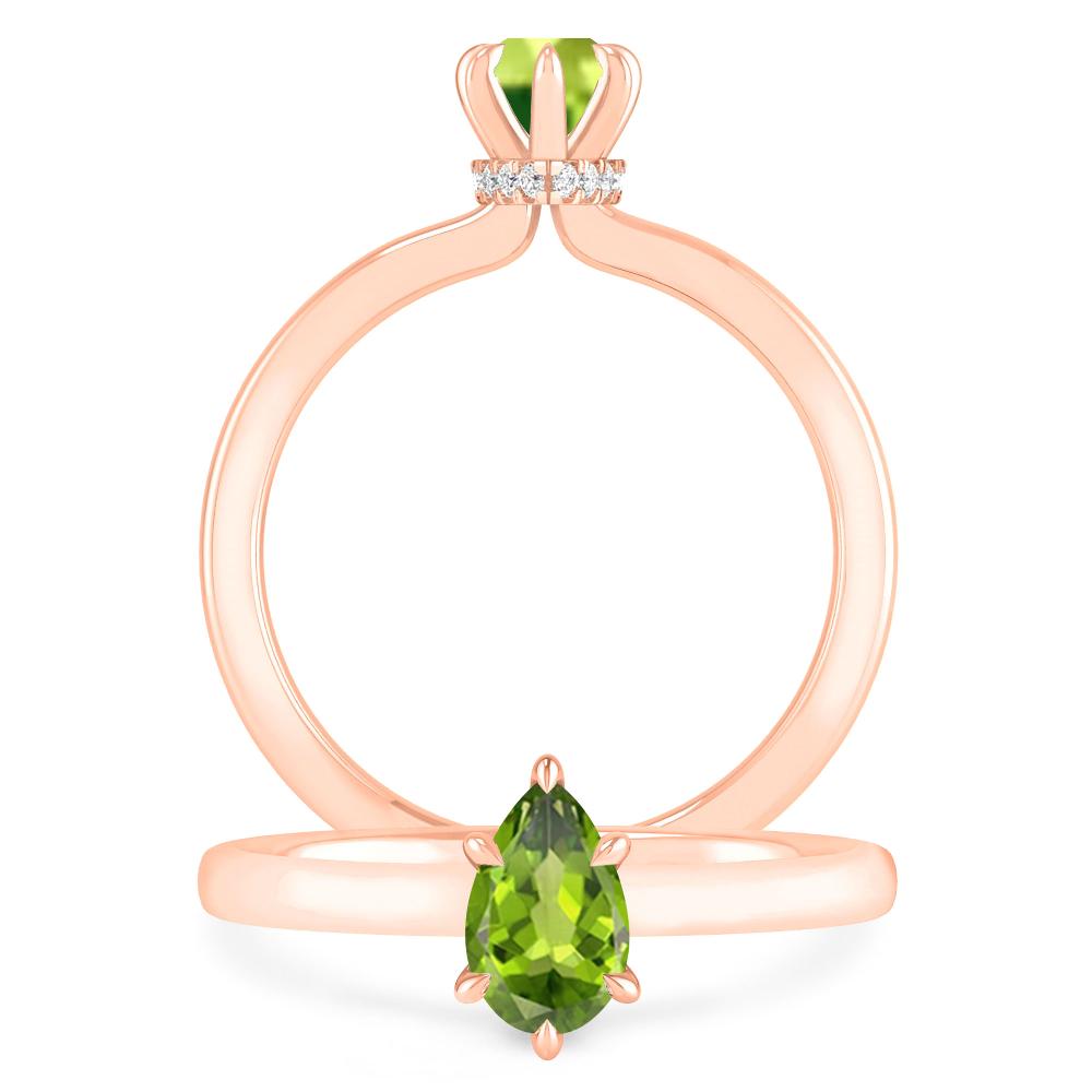 Rose Gold - Peridot