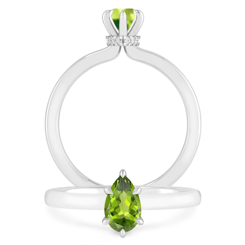 White Gold - Peridot
