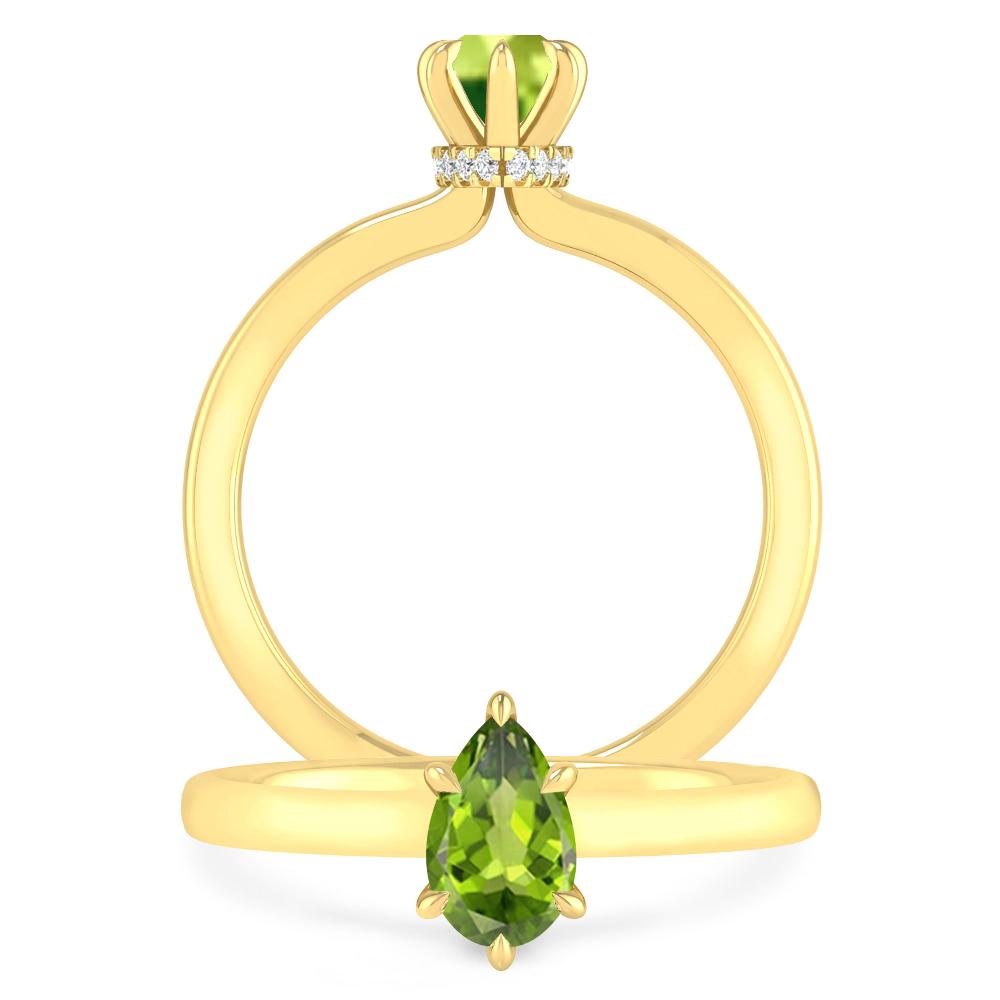 Yellow Gold - Peridot