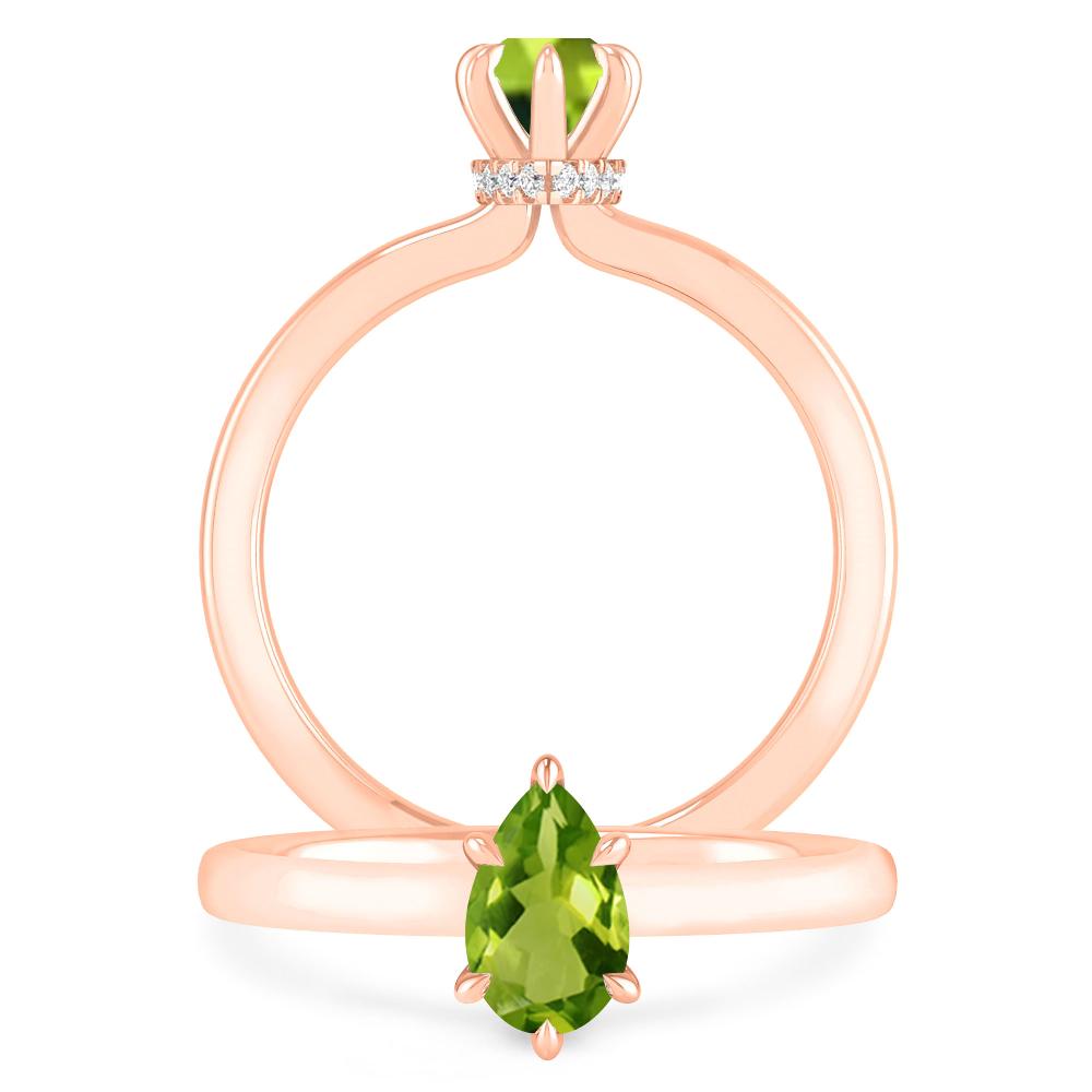Rose Gold - Peridot