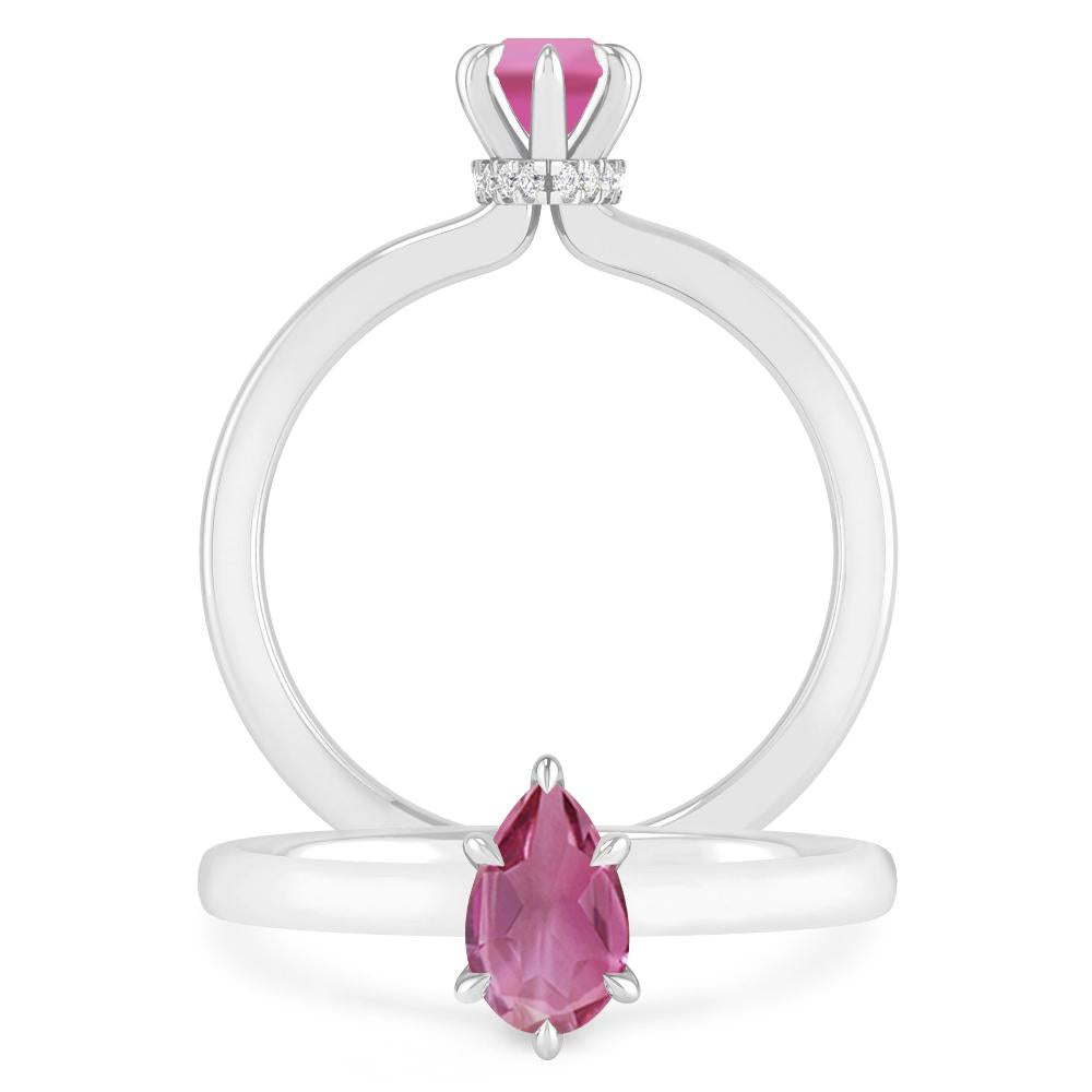 White Gold - Pink Tourmaline