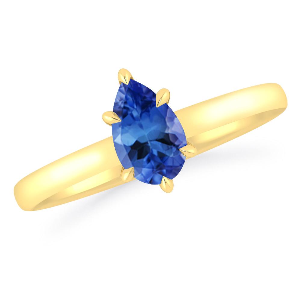 Yellow Gold - Tanzanite