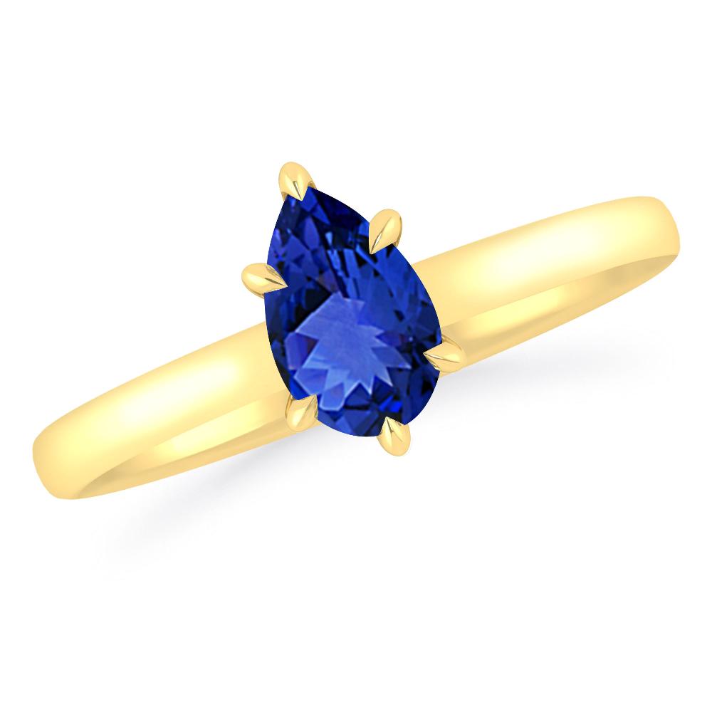 Yellow Gold - Tanzanite