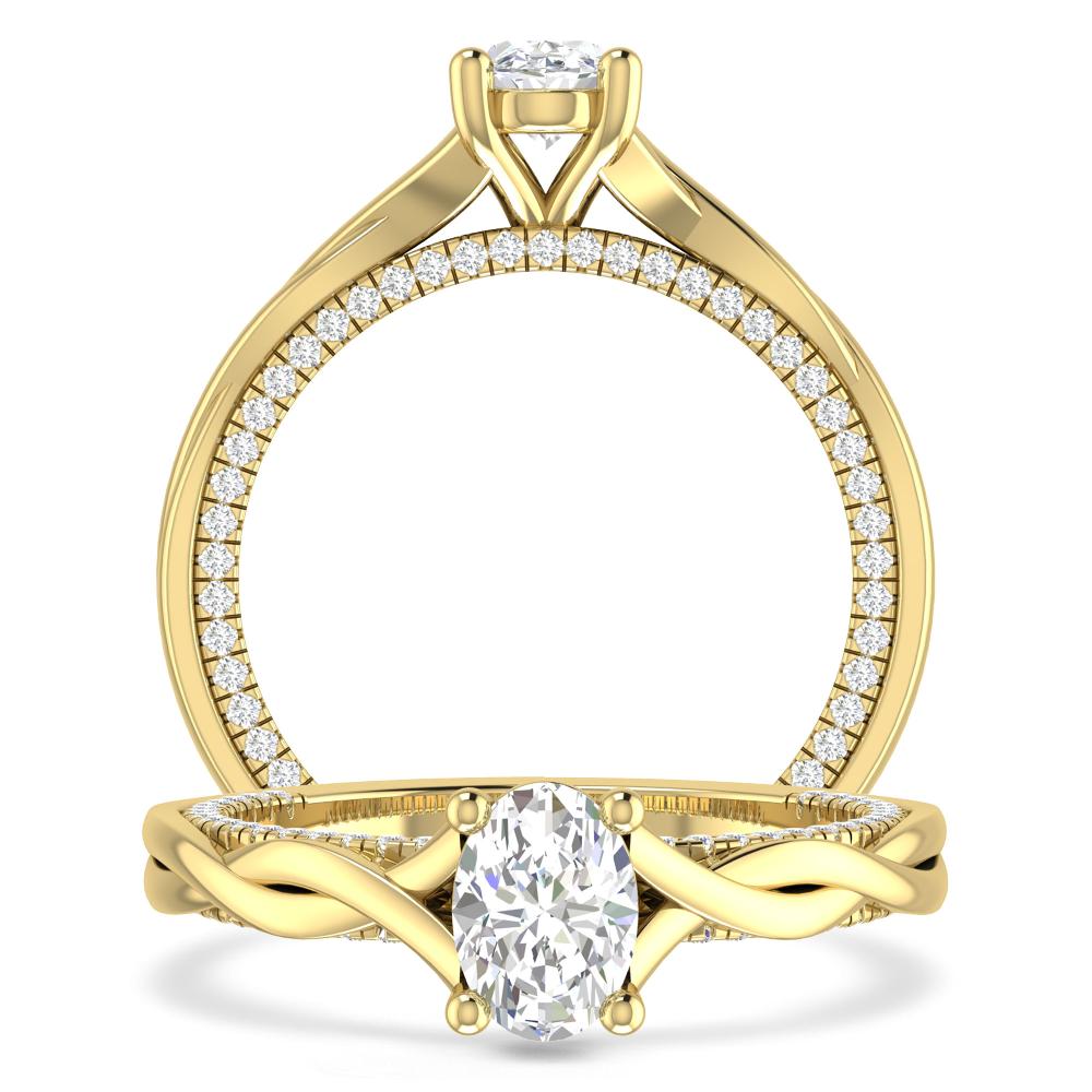 Yellow Gold - Oval