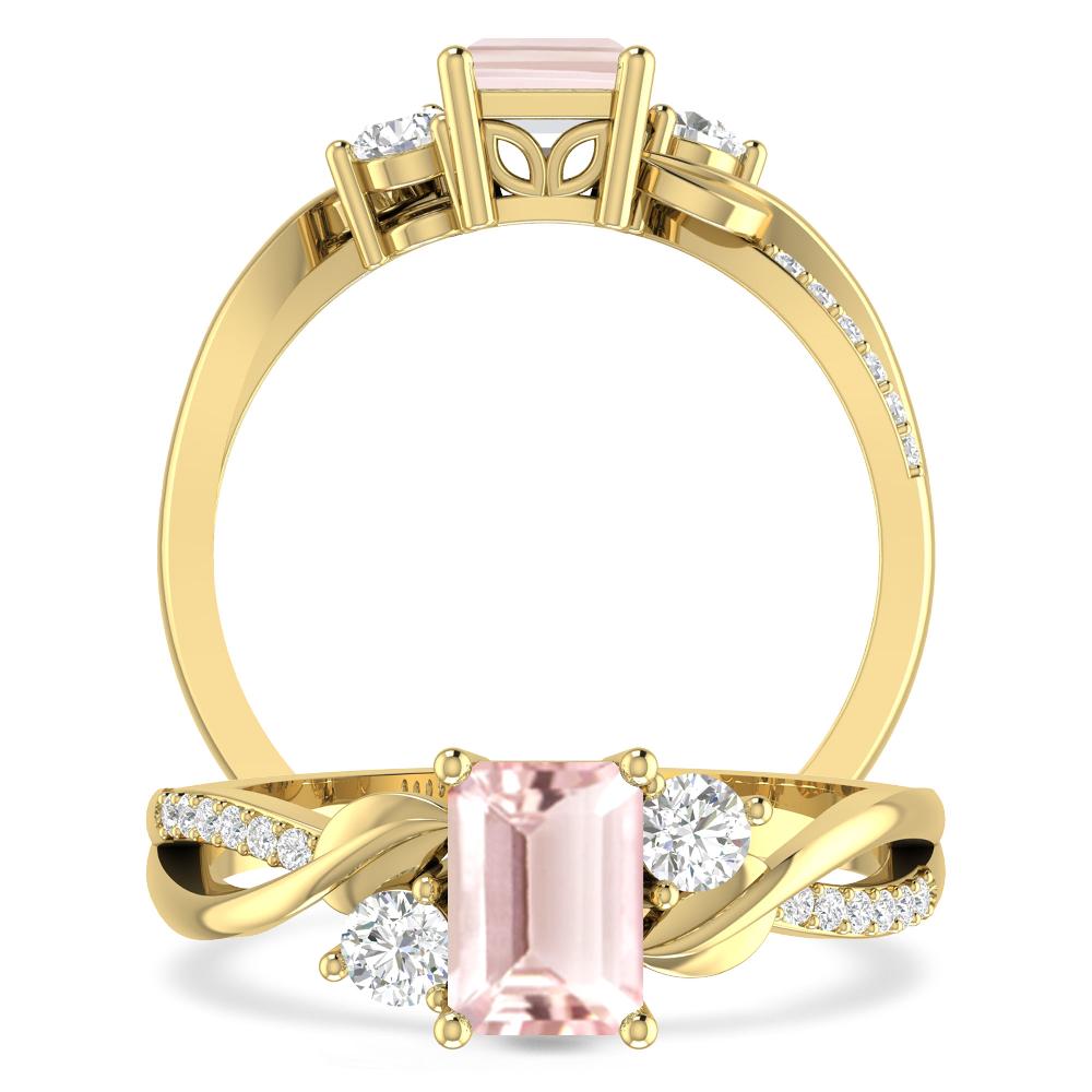 Yellow Gold - Morganite